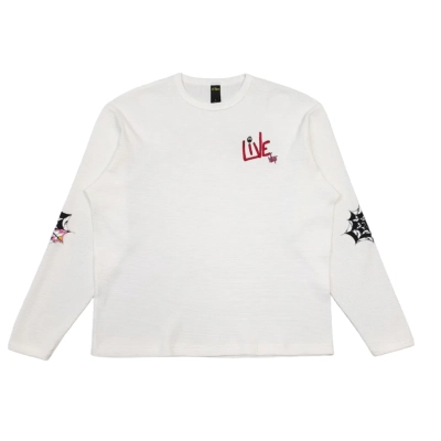 EM Sneakers Matty Boy Anti Promo Sex Records Thermal Long Sleeve Shirt White 01
