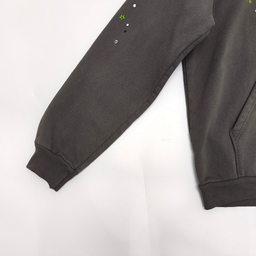 EM Sneakers Sp5der Wait Web Hoodie Slate Grey