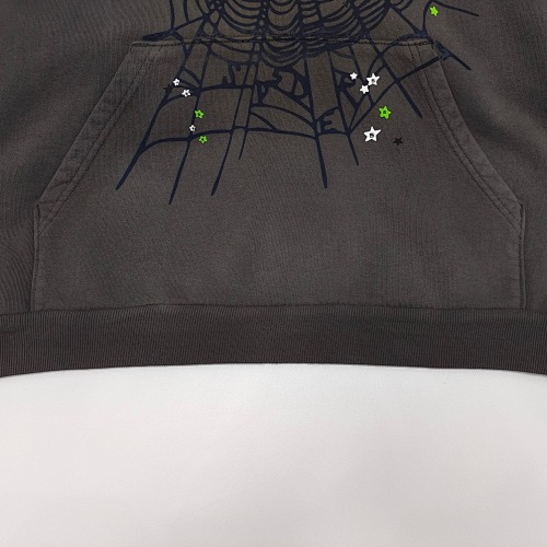 EM Sneakers Sp5der Wait Web Hoodie Slate Grey