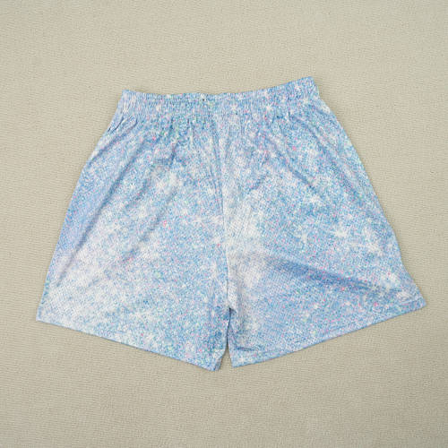 EM Sneakers Eric Emanuel EE Basic/Core Shorts Blue Sparkle/Blue