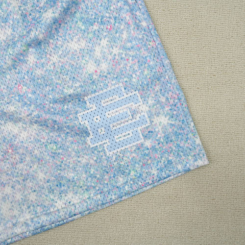 EM Sneakers Eric Emanuel EE Basic/Core Shorts Blue Sparkle/Blue