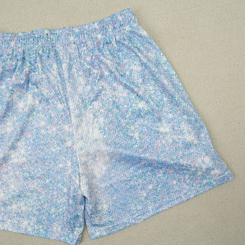 EM Sneakers Eric Emanuel EE Basic/Core Shorts Blue Sparkle/Blue