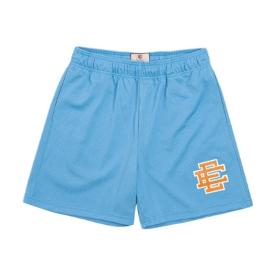 EM Sneakers Eric Emanuel EE Basic/Core Shorts Carolina Blue/Orange 01