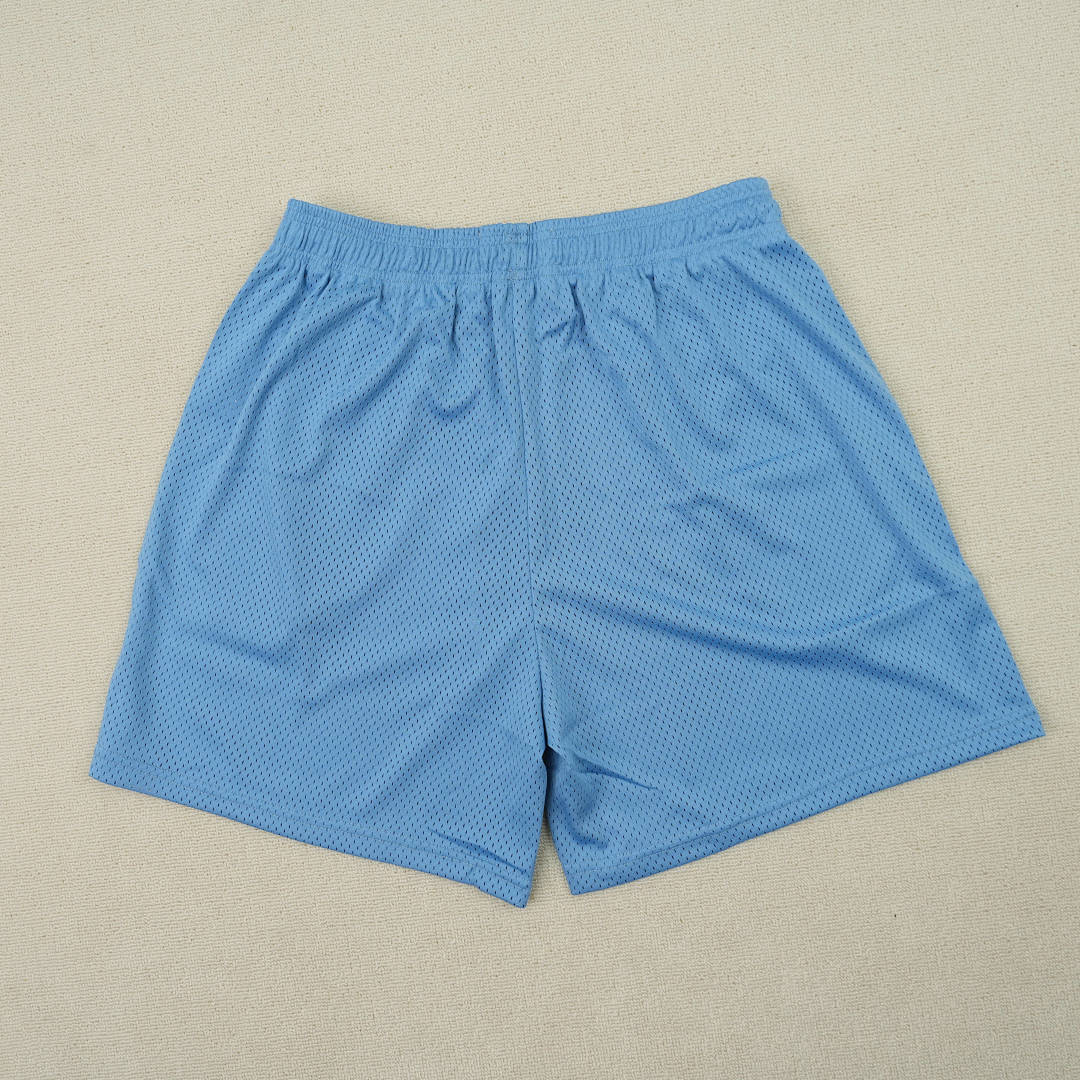 EM Sneakers Eric Emanuel EE Basic/Core Shorts Carolina Blue/Orange