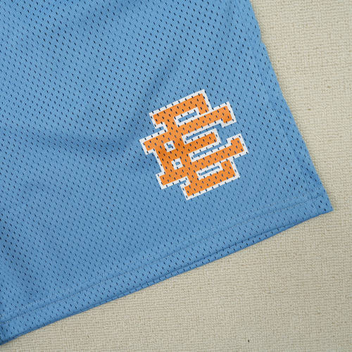 EM Sneakers Eric Emanuel EE Basic/Core Shorts Carolina Blue/Orange