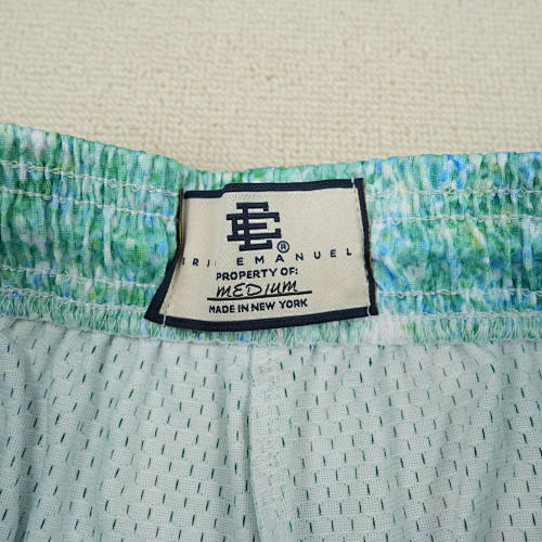 EM Sneakers Eric Emanuel EE Basic/Core Shorts Green Sparkle/Green