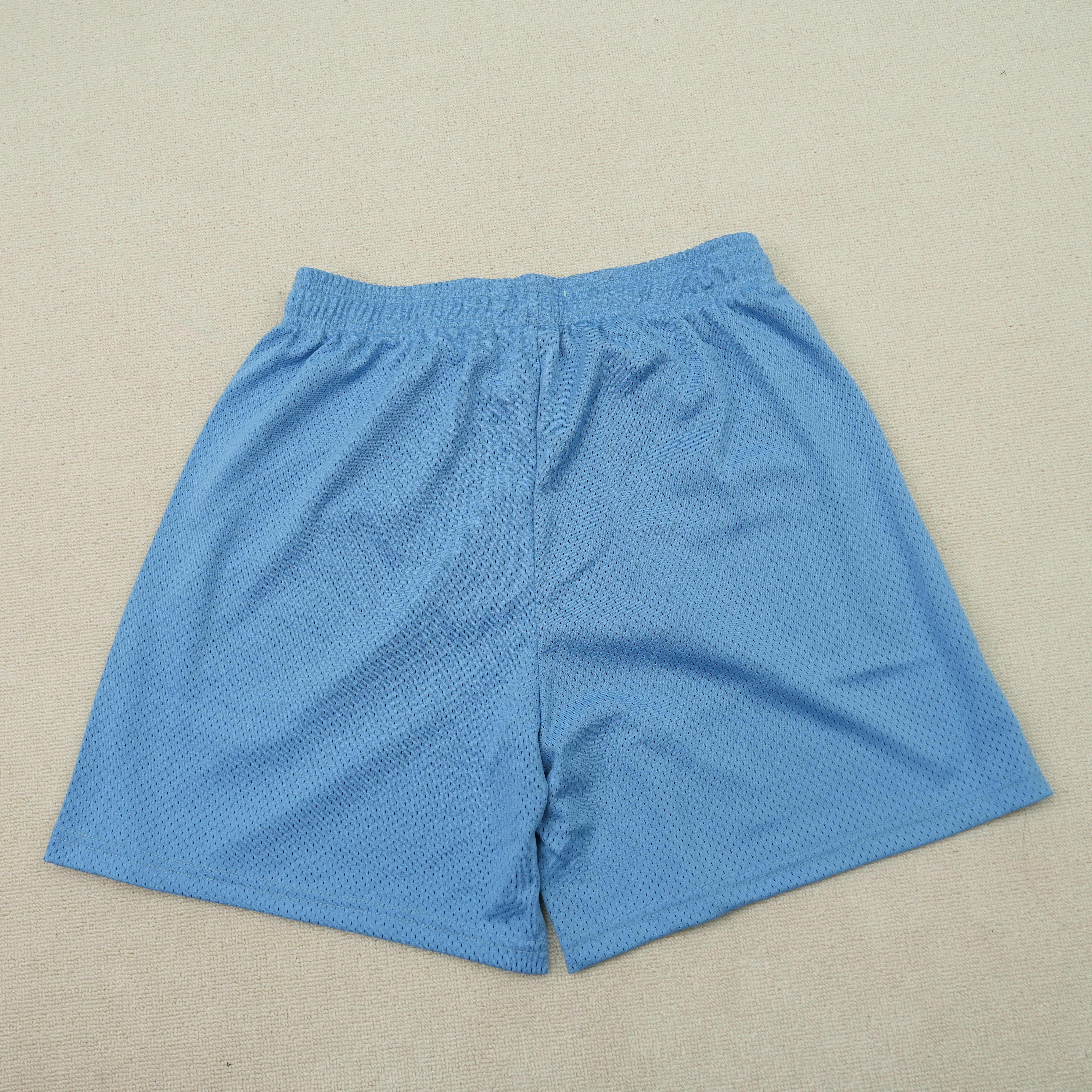 EM Sneakers Eric Emanuel x Warren Lotas Shorts Carolina Blue/Yellow