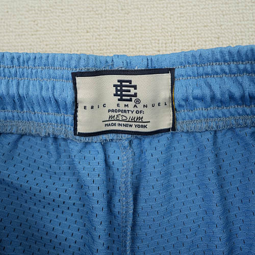 EM Sneakers Eric Emanuel x Warren Lotas Shorts Carolina Blue/Yellow