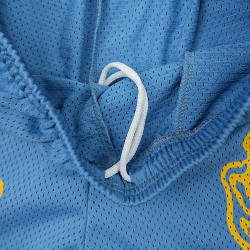 EM Sneakers Eric Emanuel x Warren Lotas Shorts Carolina Blue/Yellow