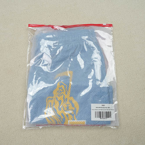 EM Sneakers Eric Emanuel x Warren Lotas Shorts Carolina Blue/Yellow