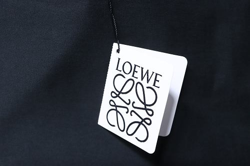 EM Sneakers Loewe Rabbit Embroidery T-Shirt Black