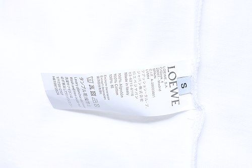 EM Sneakers Loewe Rabbit Embroidery T-Shirt White