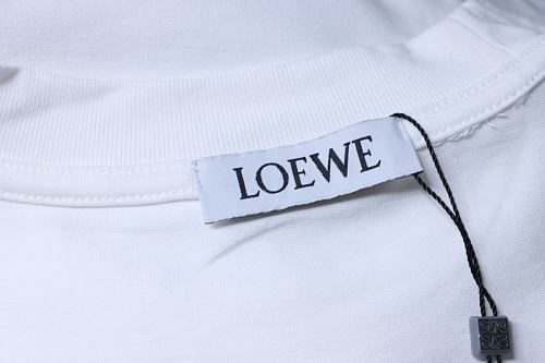 EM Sneakers Loewe Rabbit Embroidery T-Shirt White
