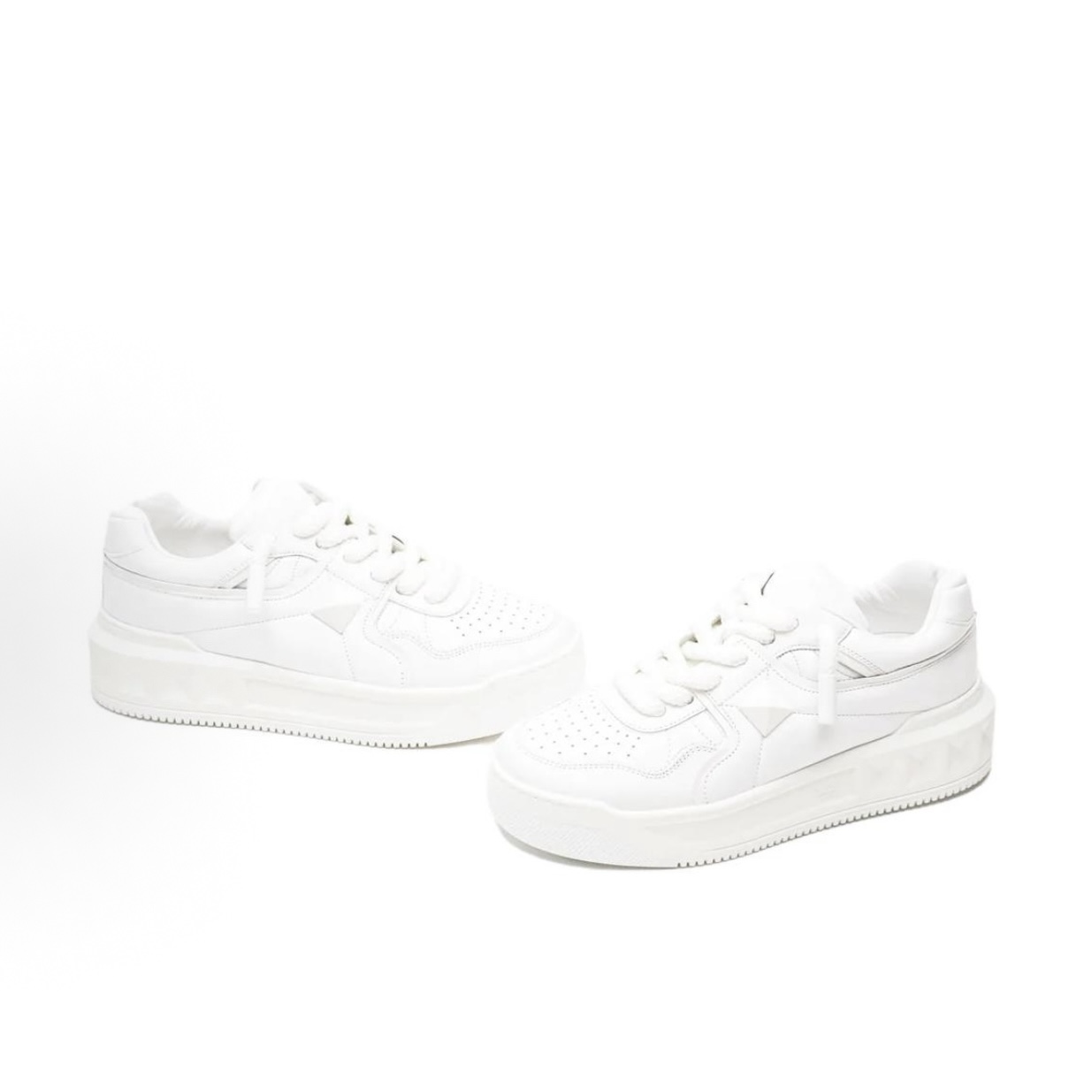 EM Sneakers Valentino Garavani One Stud XL Toile Iconographe Sneakers White