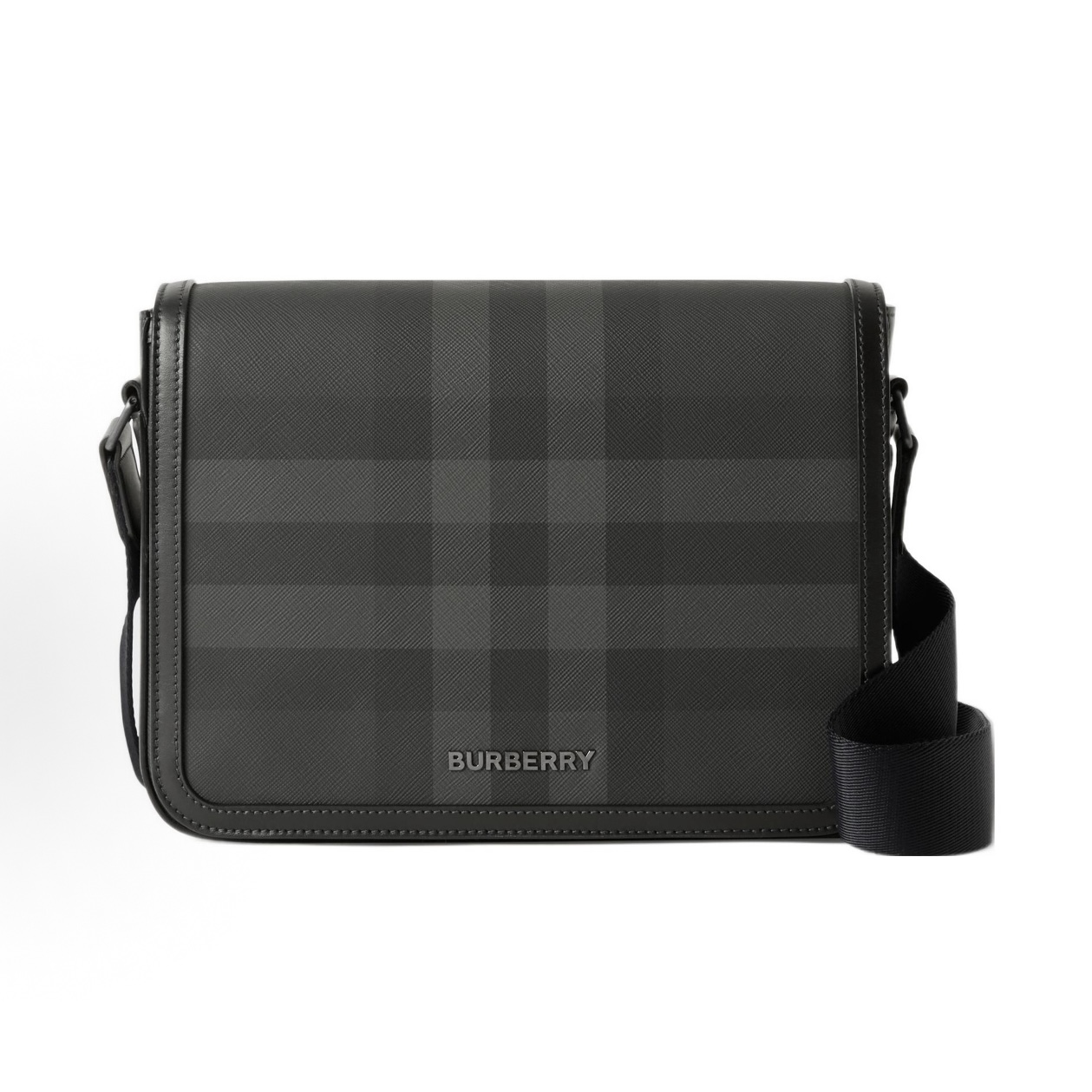 EM Sneakers Burberry Small Alfred Messenger Bag Charcoal Gray