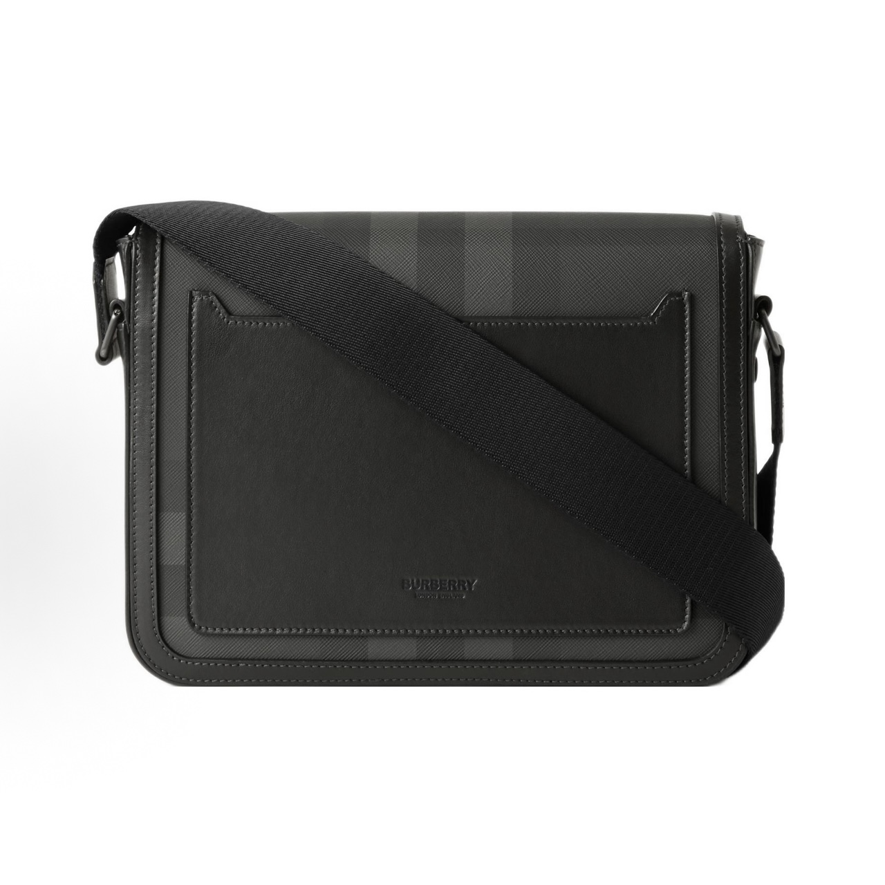 EM Sneakers Burberry Small Alfred Messenger Bag Charcoal Gray
