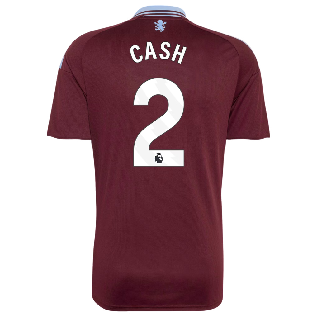 Aston Villa 2026/27 EPL Home Jersey - Player/Fan Version with Custom Player Number Printing