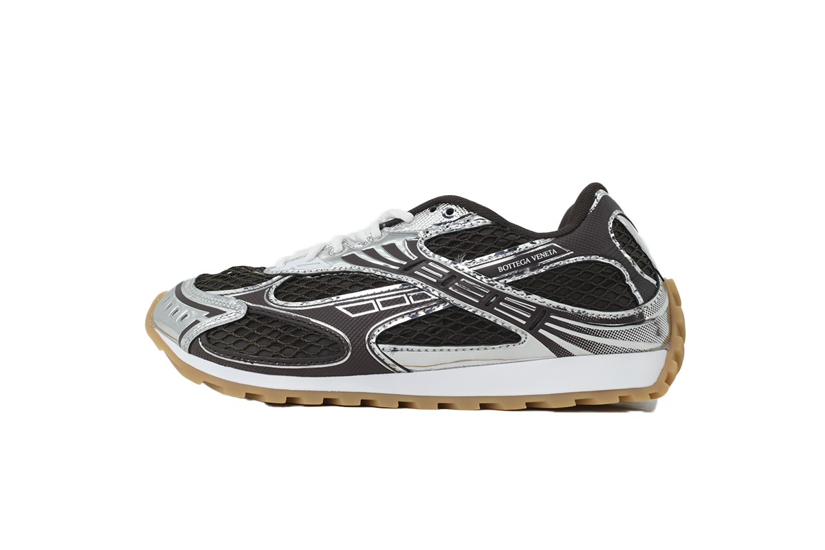 Bottega Veneta Orbit Sneaker Fondant Silver