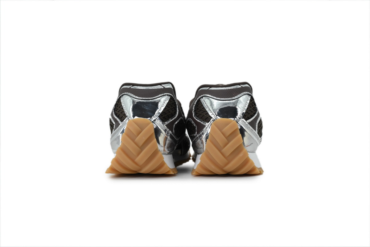 Bottega Veneta Orbit Sneaker Fondant Silver