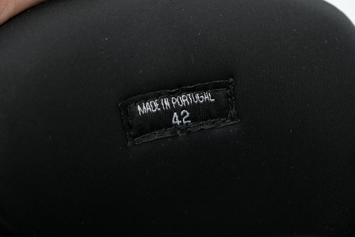 EM Sneakers Lanvin Leather Curb Black Ribbon