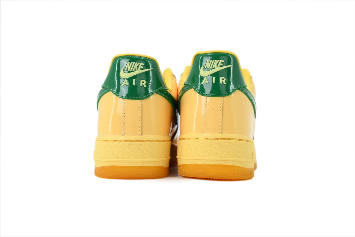 EM Sneakers Nike Air Force 1 Low Patent Leather Topaz Gold