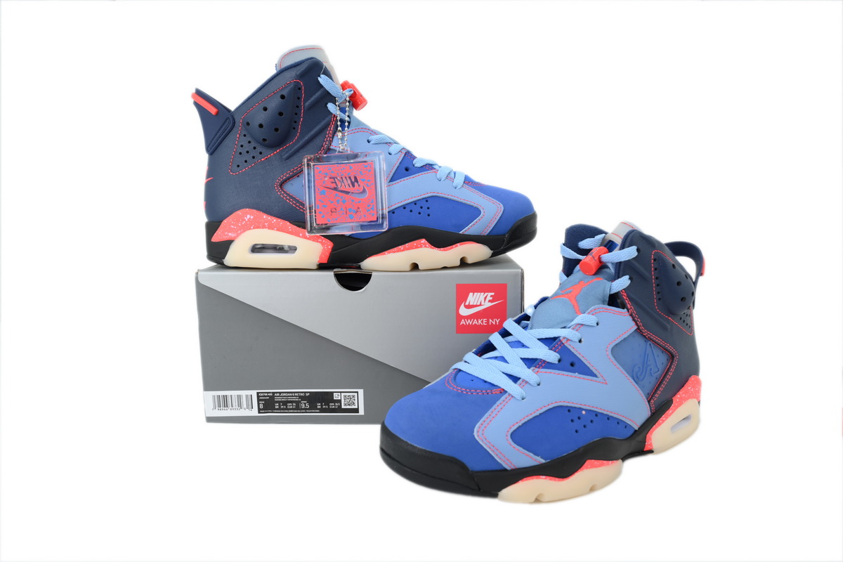 EM Sneakers Air Jordan 6 x Awake NY Retro Midnight Navy Infrared