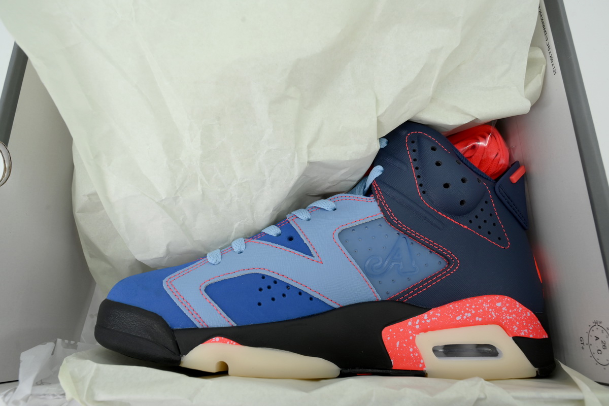 EM Sneakers Air Jordan 6 x Awake NY Retro Midnight Navy Infrared