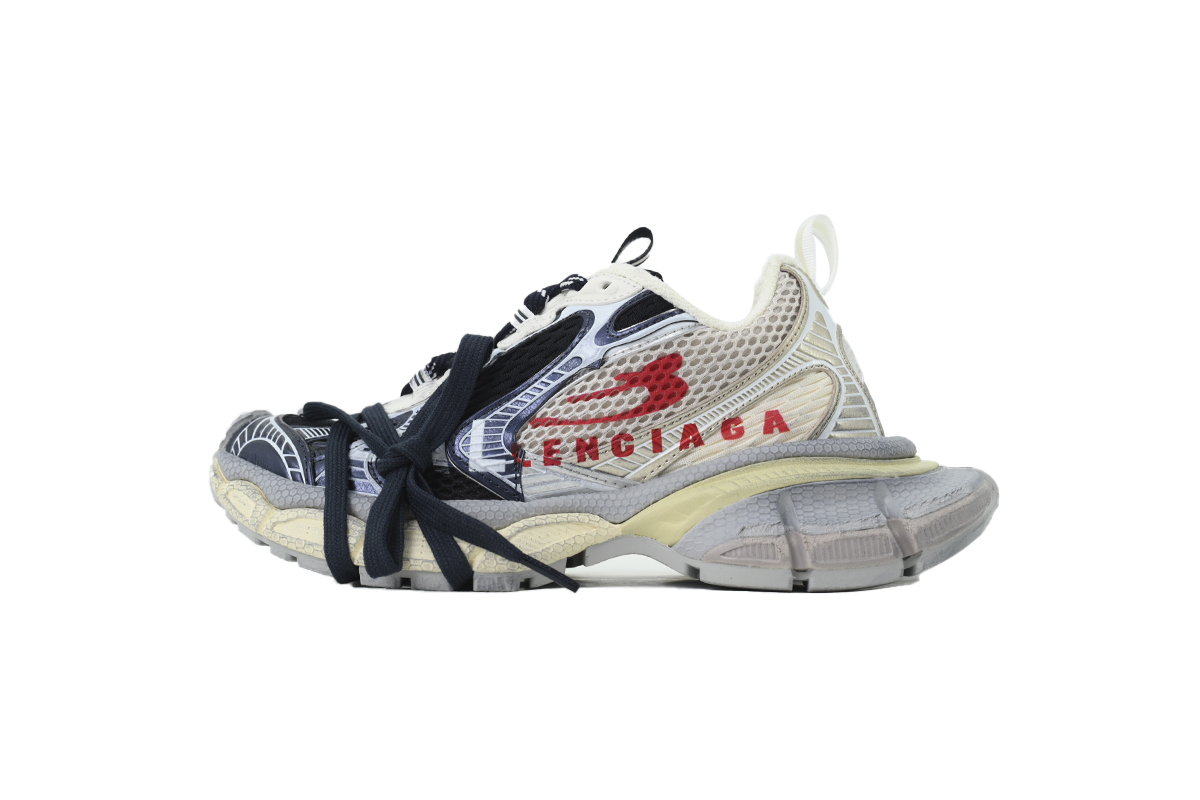 EM Sneakers Balenciaga 3xL Eggshell Red Navy