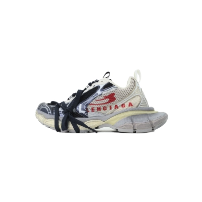 EM Sneakers Balenciaga 3xL Eggshell Red Navy 01