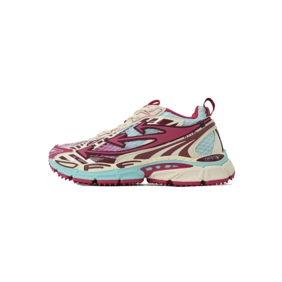 EM Sneakers OFF-WHITE Be Right Back Powder Blue Coral Red 01