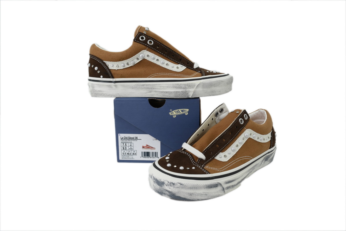 EM Sneakers Vans Old Skool 36 Pearlized Pack Vintage Cocoa Brown