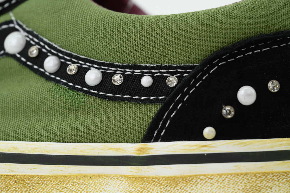 EM Sneakers Vans Old Skool Reissue 36 Pearlized Army