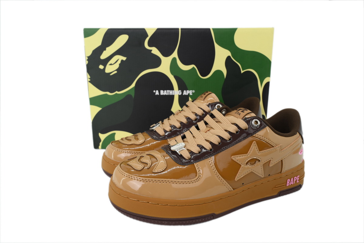 EM Sneakers A Bathing Ape Bape Brown