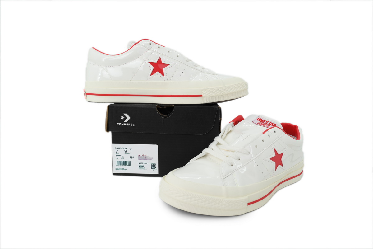 EM Sneakers Converse One Star Ox HanByeol White Red