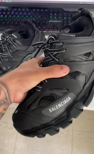 EM Sneakers Balenciaga Track Black(Without LED) review 