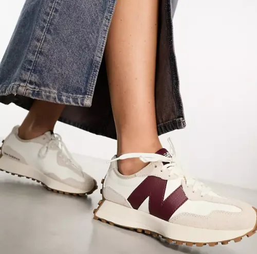 EM Sneakers New Balance 327 Moonbeam Classic Burgundy review 