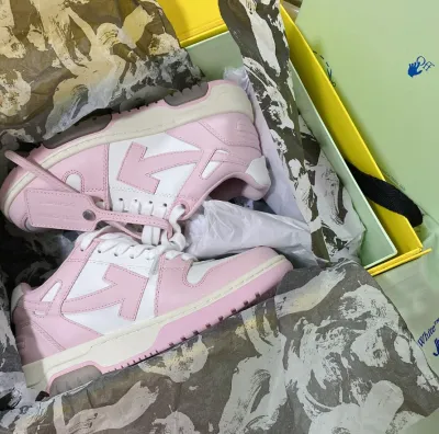 EM Sneakers OFF-WHITE Out Of Office Pink White review Wmm Emm