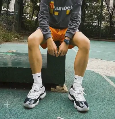 EM Sneakers Jordan 11 Retro Concord (2018) review Wood Dmmm
