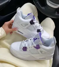 EM Sneakers Jordan 4 Retro Metallic Purple review 0