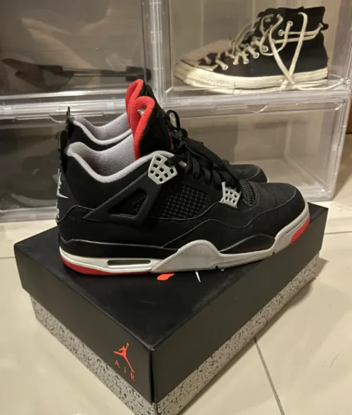 EM Sneakers Jordan 4 Retro Bred (2019) review 