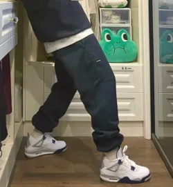 EM Sneakers Jordan 4 Retro Midnight Navy review Foo Boo