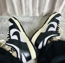 EM Sneakers Nike Dunk Low Retro White Black Panda review Woo Noo