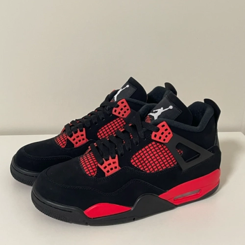 EM Sneakers Air Jordan 4 Retro Red Thunder reviewed by