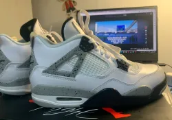 EM Sneakers Jordan 4 Retro White Cement (2016) review Aoo Boo