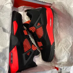 EM Sneakers Jordan 4 Retro Red Thunder review Francle Demon