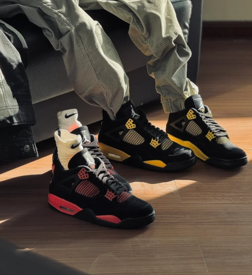 EM Sneakers Air Jordan 4 Retro Red Thunder reviewed by