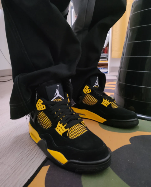 EM Sneakers Jordan 4 Retro Thunder (2023) review 