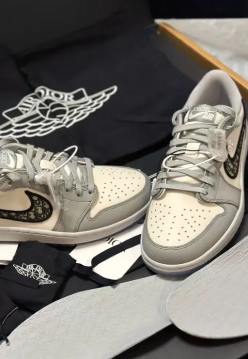 EM Sneakers Jordan 1 Retro Low Dior review 