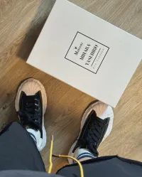 EM Sneakers Mihara Yasuhiro Blakey OG Sole Leather Low Black NO.701 review 0