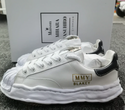EM Sneakers Mihara Yasuhiro Blakey OG Sole Leather Low White NO.702 review E K